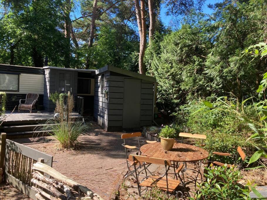 Sfeervol Chalet In Het Bos 宁斯佩特 外观 照片
